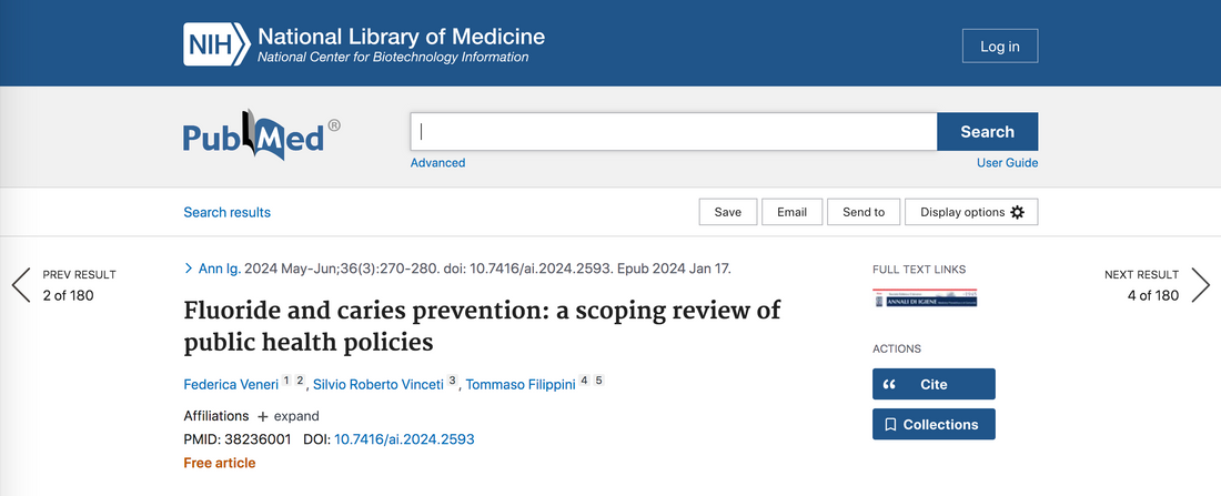 Public Health Fluoride and Cavity Prevention