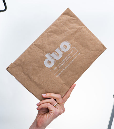 Duo Tablet Toothpaste is plastic free and refills come in compostable envelopes