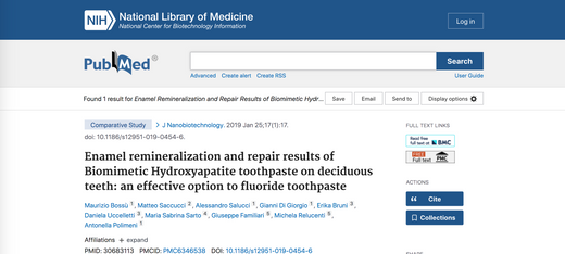 Scientific Article Review: Enamel Remineralization and Repair Results of Biomimetic Hydroxyapatite Toothpaste on Deciduous Teeth