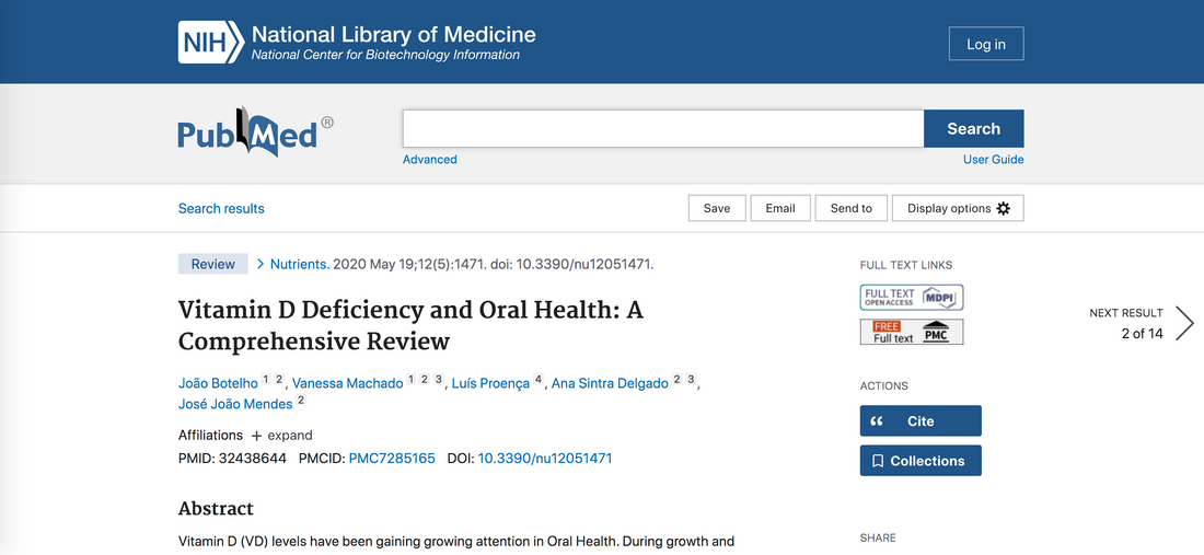 Scientific Article Review: Vitamin D Deficiency and Oral Health: A Comprehensive Review