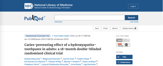 Caries-preventing effect of a hydroxyapatite-toothpaste in adults: a 18-month double-blinded randomized clinical trial