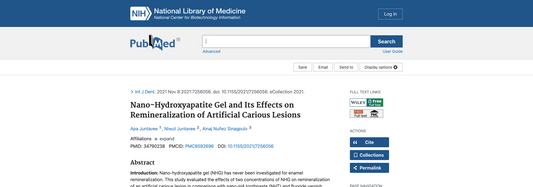 Nano-Hydroxyapatite Gel and Its Effects on Remineralization of Artificial Carious Lesions