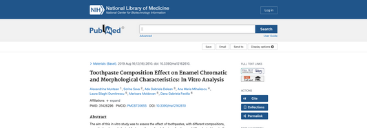 Toothpaste Composition Effect on Enamel Chromatic and Morphological Characteristics: In Vitro Analysis